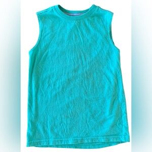Wonder Nation Boys S(6-7) Teal Tank Top